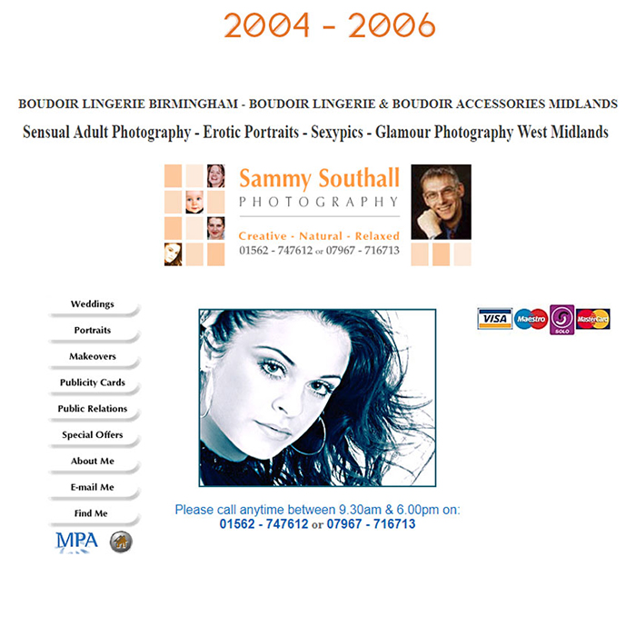 Sammy Southall Website 2006